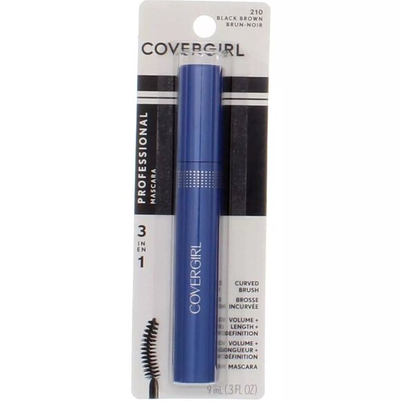 COVERGIRL Other - 💖3/$15💖 CoverGirl Professional Curved Brush Washable Mascara, Black Brown 210